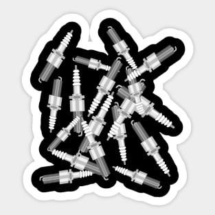 Spark Plug Pattern Sticker